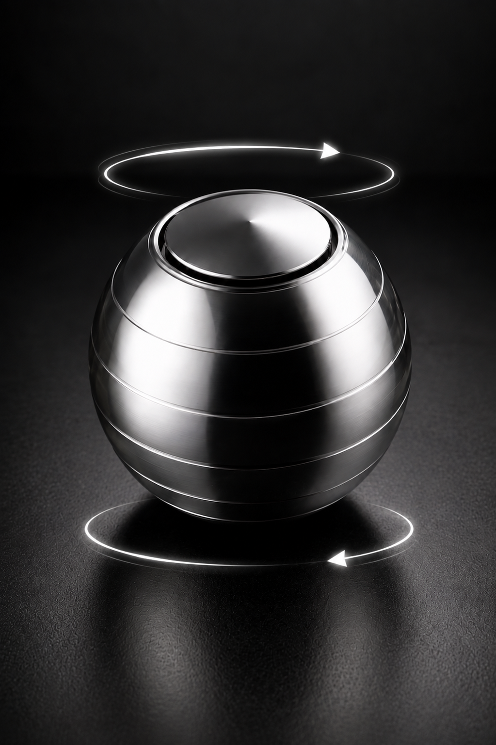 Desk Sphere —Twirls & Flows